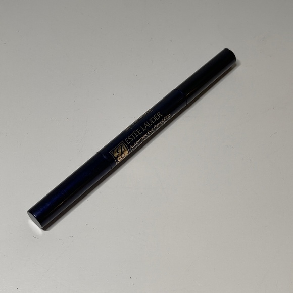 READ Estee Lauder AUTOMATIC Eye Pencil DUO Lipstick Liner in 17 Charcoal TESTER - Picture 2 of 10